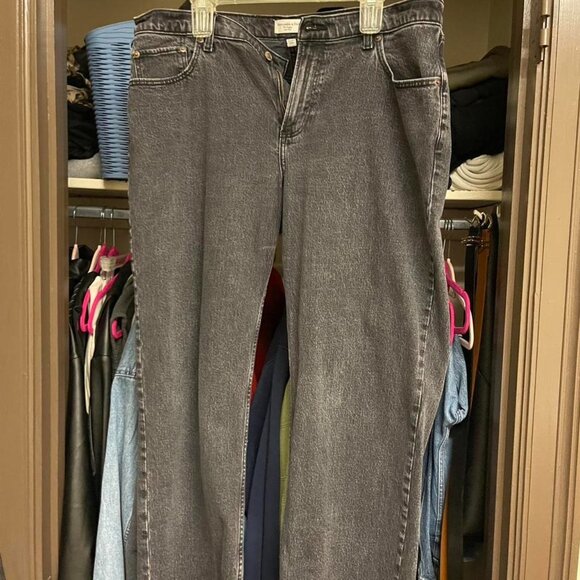 Abercrombie & Fitch Denim - Abercrombie & Fitch Women's Black and Grey Jeans